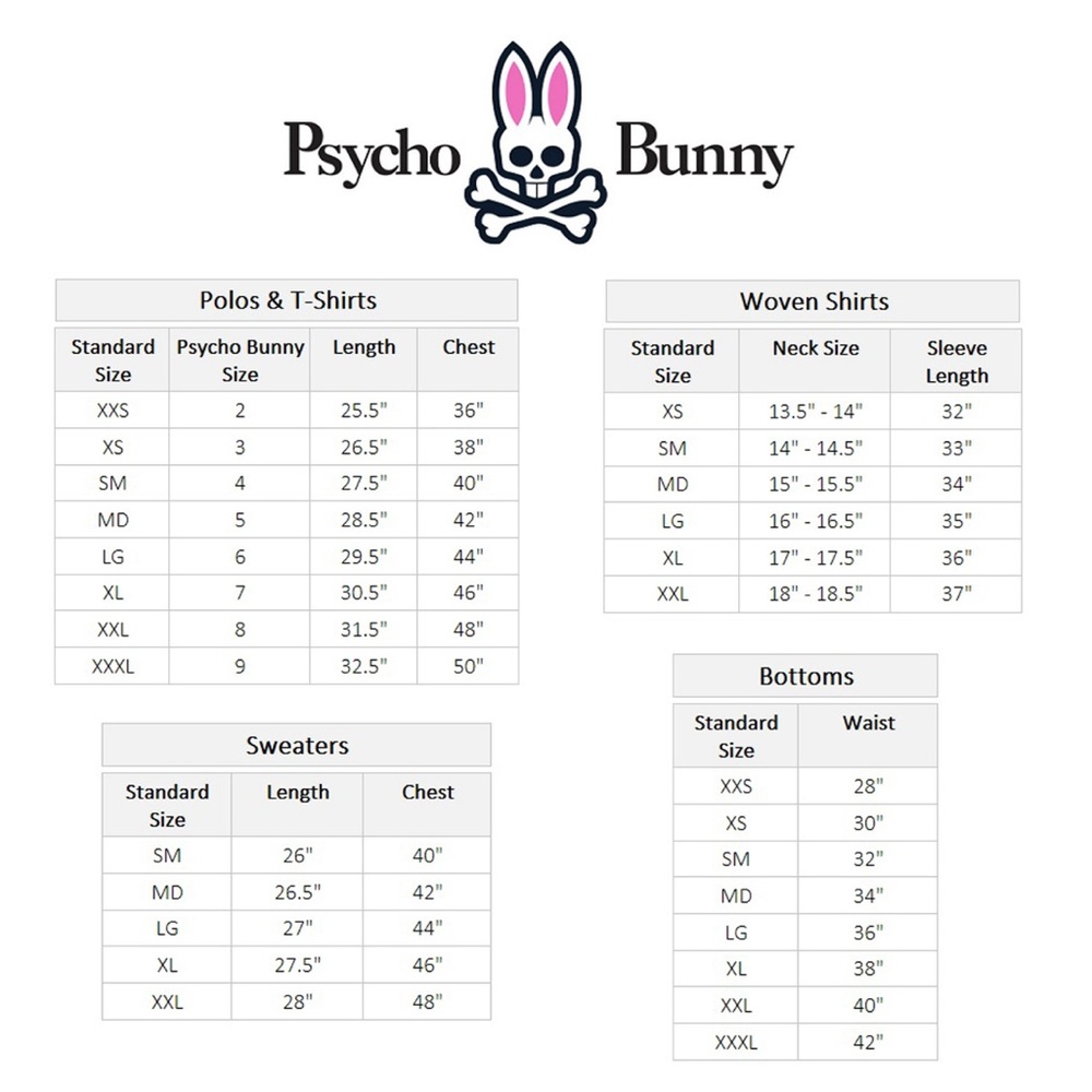 Psycho Bunny Navy Polo with Orange & White Trim - Picture 5 of 5